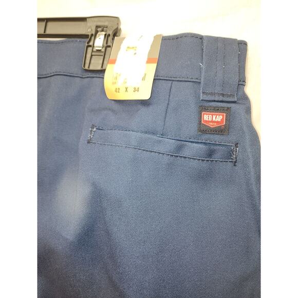 Red Kap Durable Pants Performance Shop Heavy Duty Men's Industrial Uniform 42x34 - Picture 7 of 10